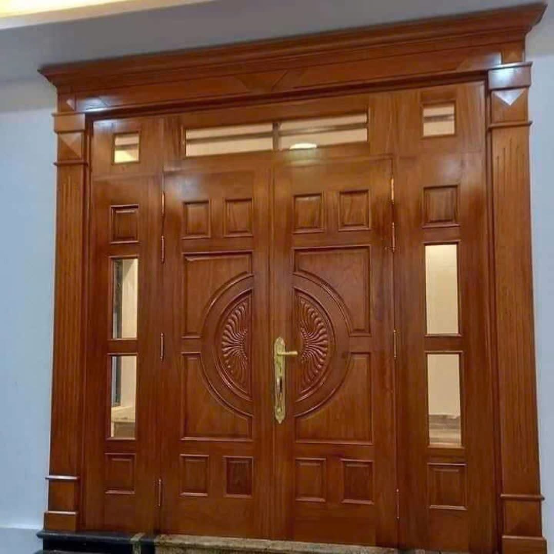 Cửa gỗ lim Nam Phi 4 cánh